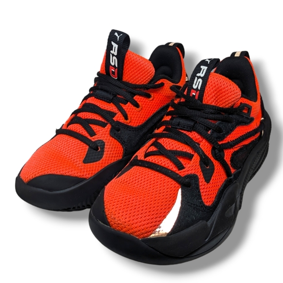 Puma x J. Cole | RS Dreamer Energy Red & Black Basketball Shoes Boy's Size 4C - Picture 2 of 7
